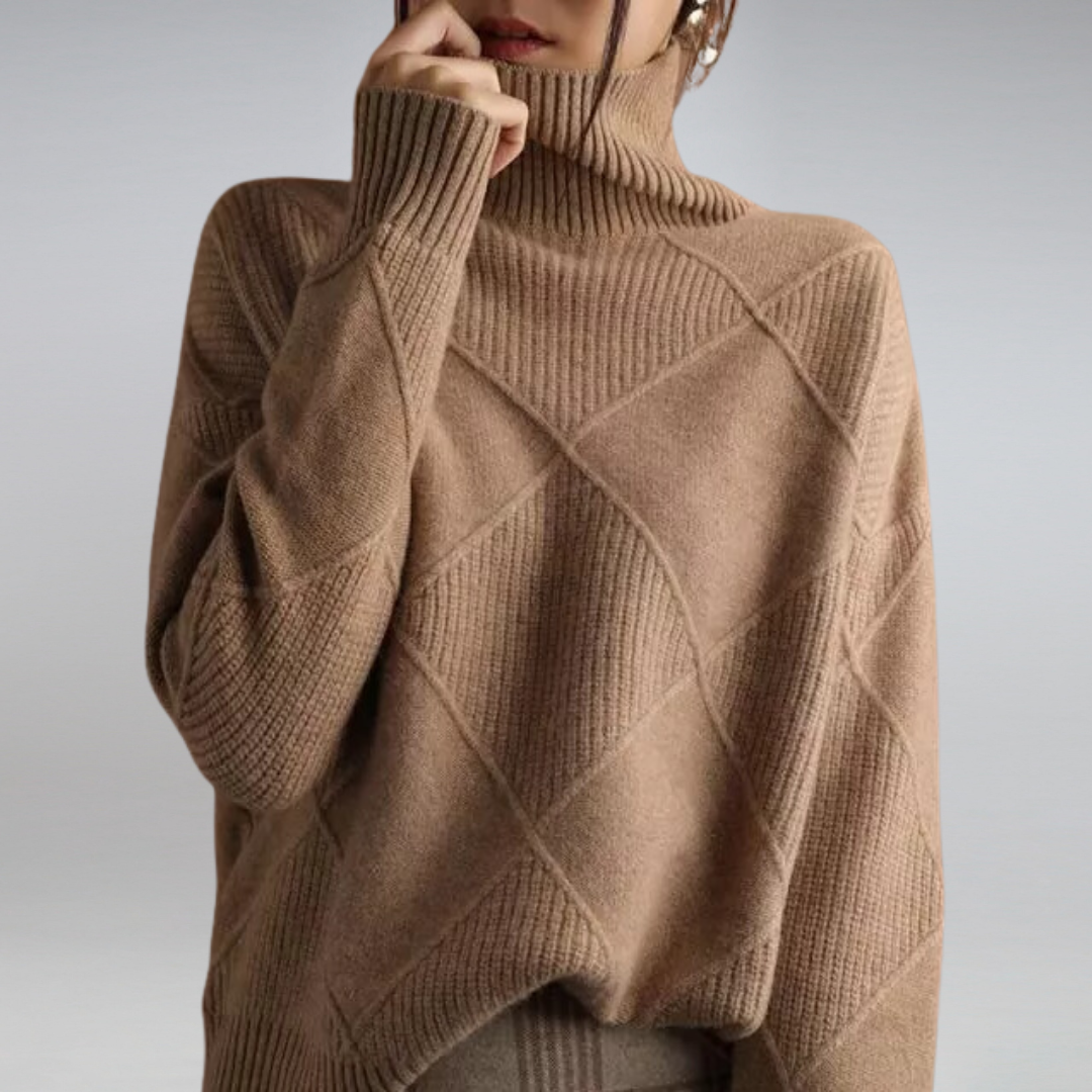 Naya Sweater – Sweter z geometrycznym wzorem
