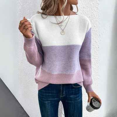 Viola Sweater – Sweter w pastelowych odcieniach