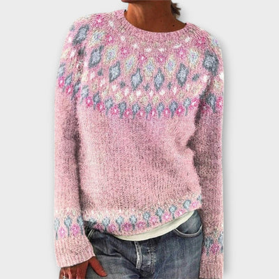 Freja Sweater – Kolorowa radość w nordyckim wydaniu