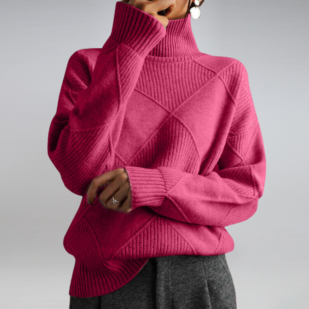 Naya Sweater – Sweter z geometrycznym wzorem
