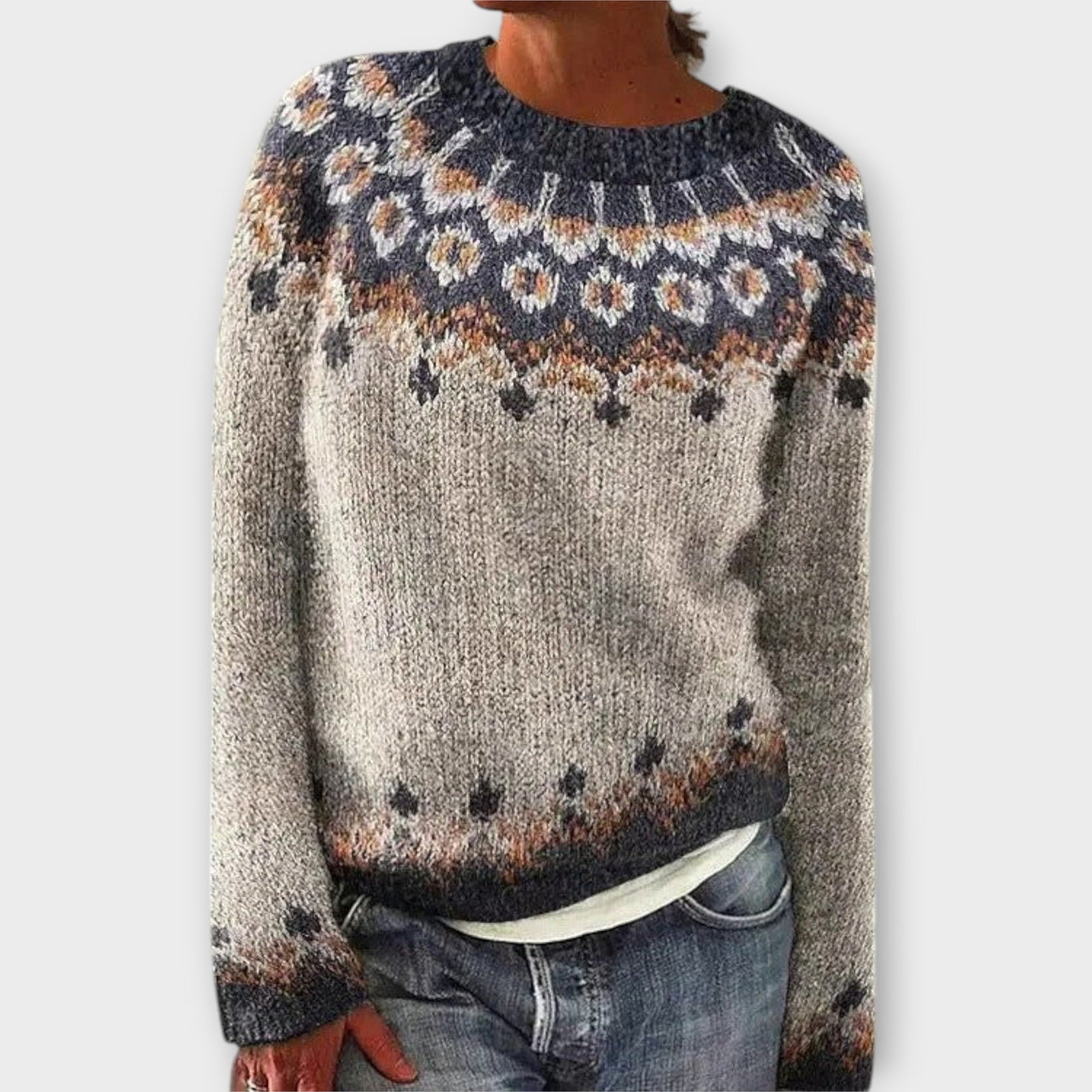 Freja Sweater – Kolorowa radość w nordyckim wydaniu