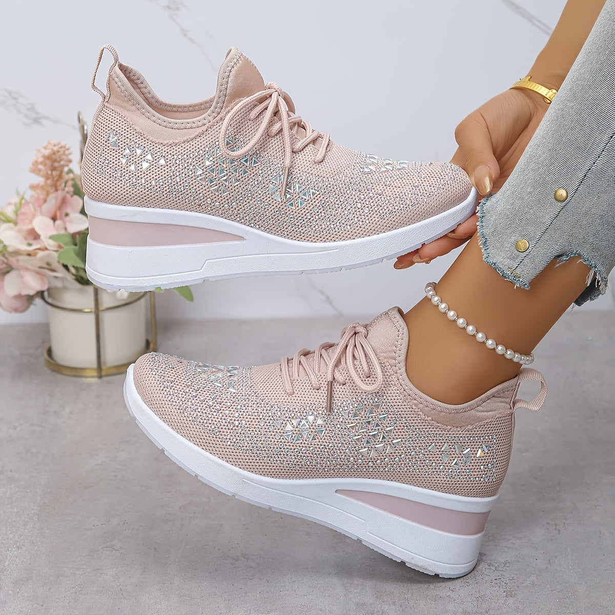Buty Sportowe Glamy – Komfort w blasku stylu