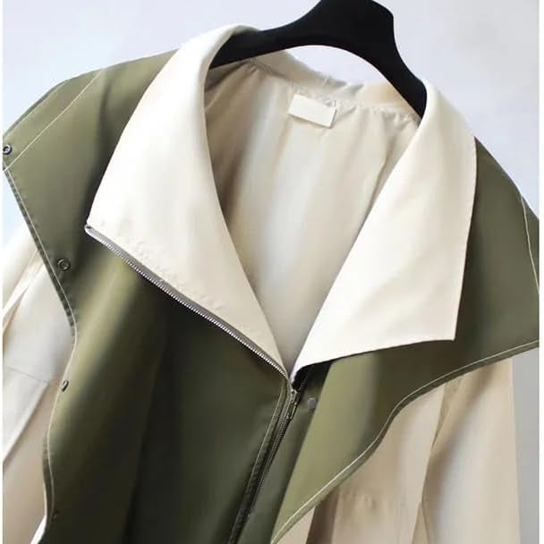 Liwia – Stylowa kurtka oversize z designerskim kołnierzem