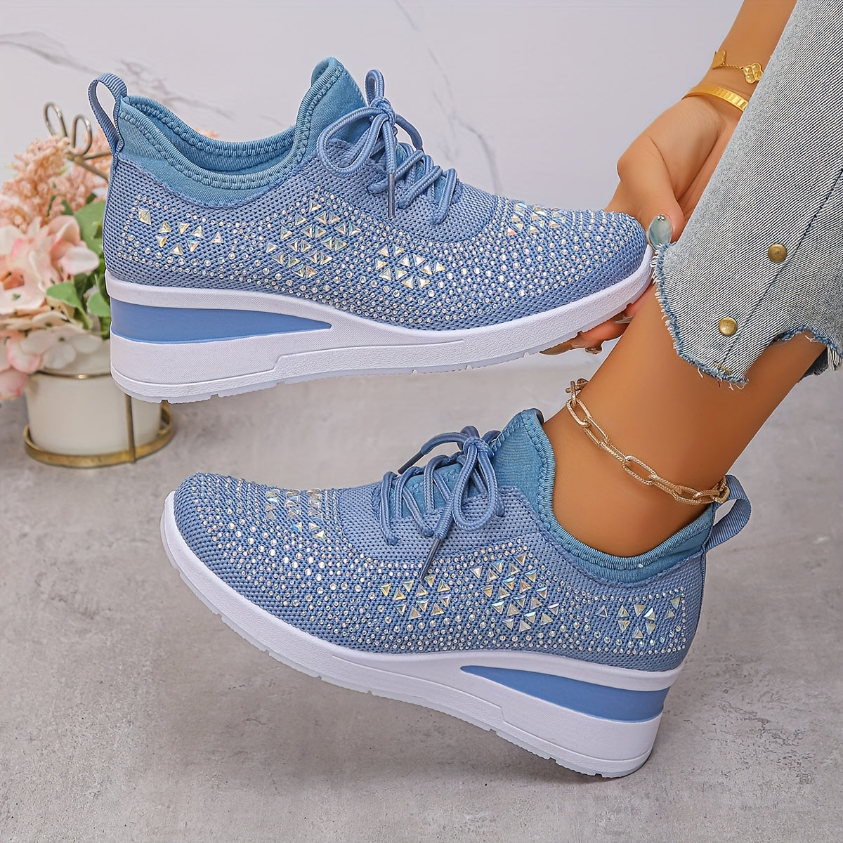 Buty Sportowe Glamy – Komfort w blasku stylu