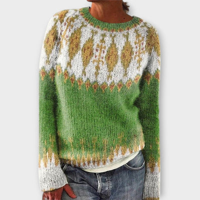 Freja Sweater – Kolorowa radość w nordyckim wydaniu