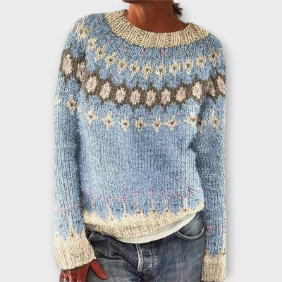 Freja Sweater – Kolorowa radość w nordyckim wydaniu