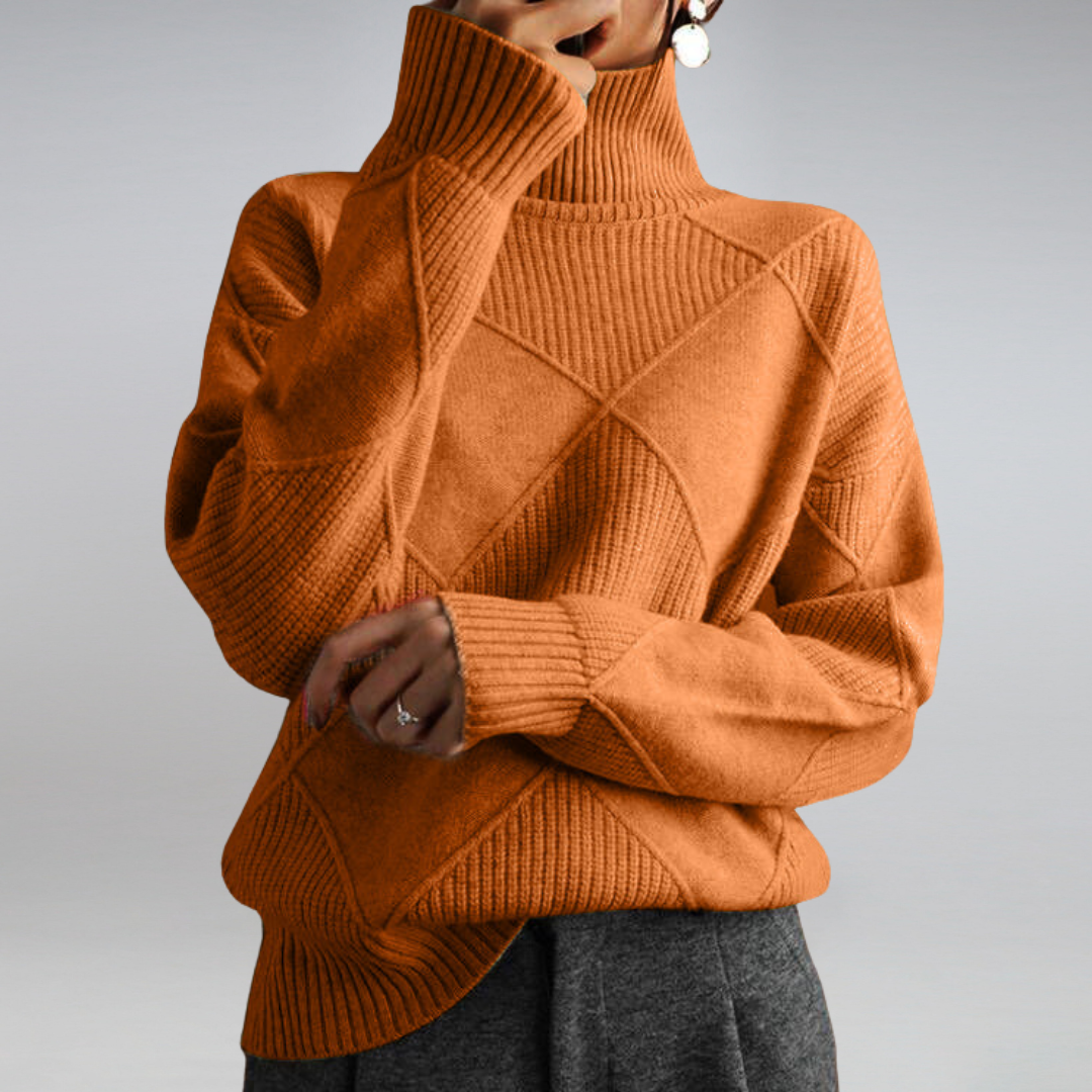 Naya Sweater – Sweter z geometrycznym wzorem