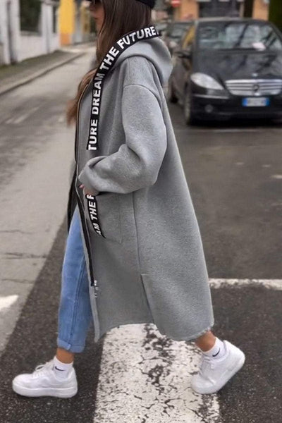 Lara – Długa bluza z kapturem na każdą okazję