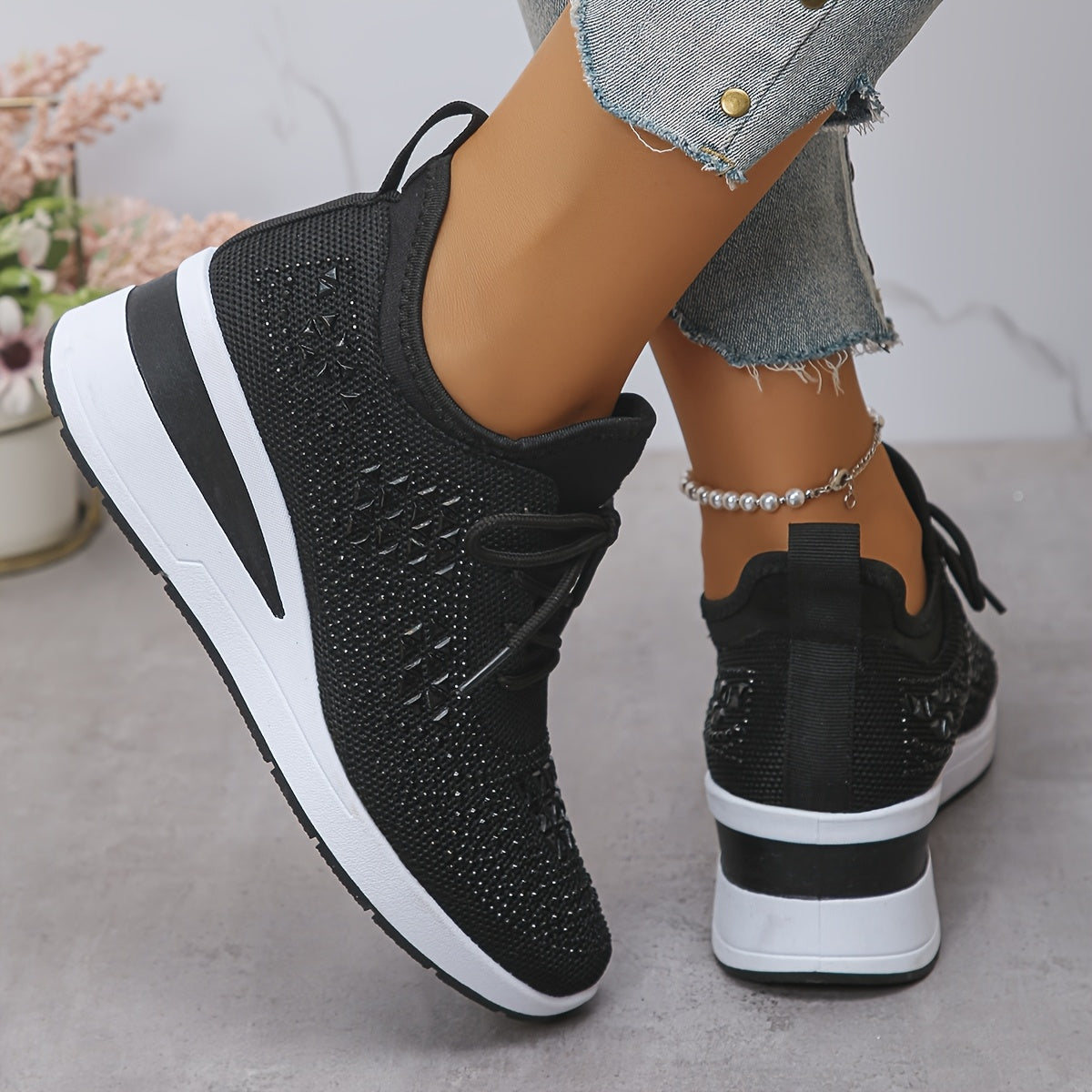 Buty Sportowe Glamy – Komfort w blasku stylu
