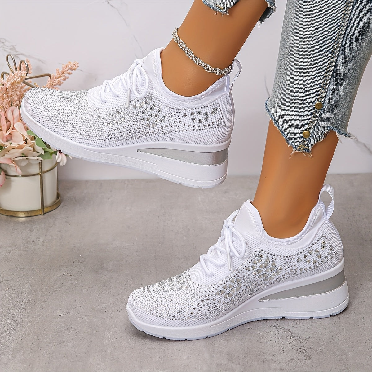Buty Sportowe Glamy – Komfort w blasku stylu