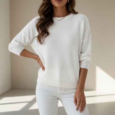 Ely – stylowy sweter damski o dopasowanym kroju