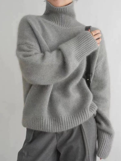 Lana Sweter – Klasyczny golf w stylu minimalistycznym