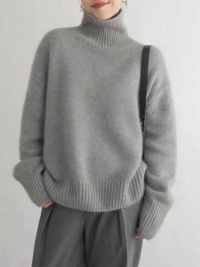 Lana Sweter – Klasyczny golf w stylu minimalistycznym