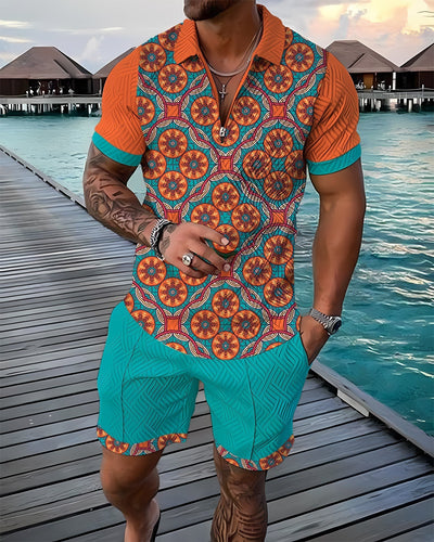 Patryk – Letni komplet z klasą na plażę i promenadę