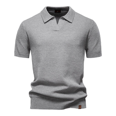 Wojtek – Klasyczna męska polo w eleganckiej bieli