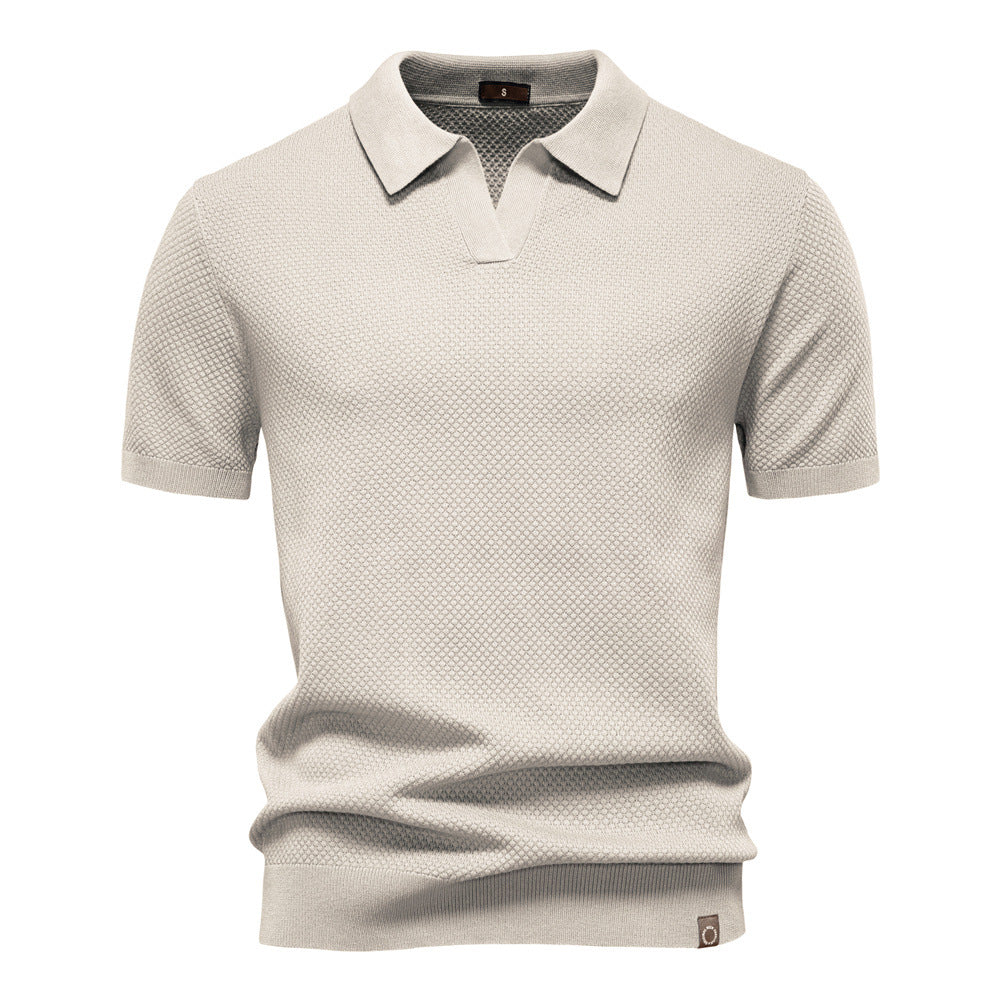 Wojtek – Klasyczna męska polo w eleganckiej bieli