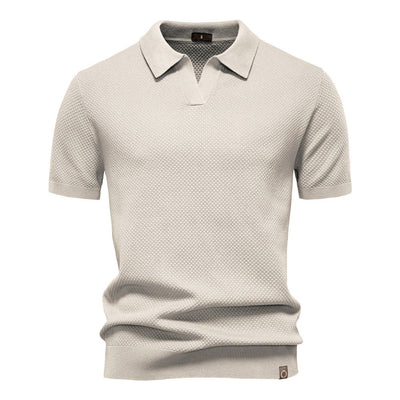 Wojtek – Klasyczna męska polo w eleganckiej bieli