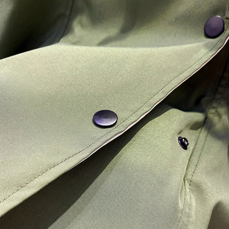 Liwia – Stylowa kurtka oversize z designerskim kołnierzem