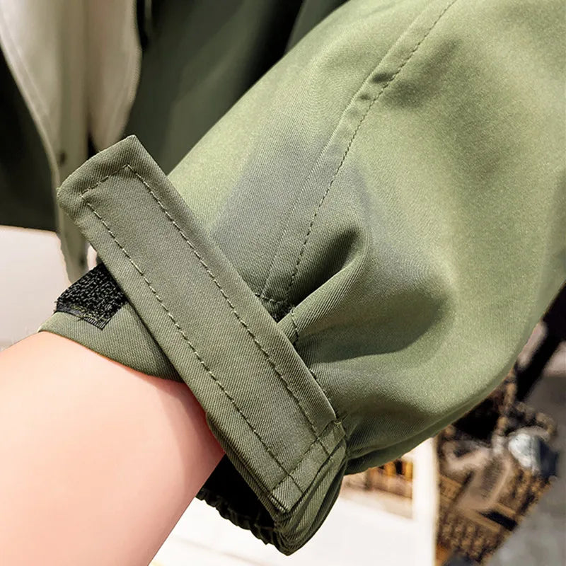 Liwia – Stylowa kurtka oversize z designerskim kołnierzem