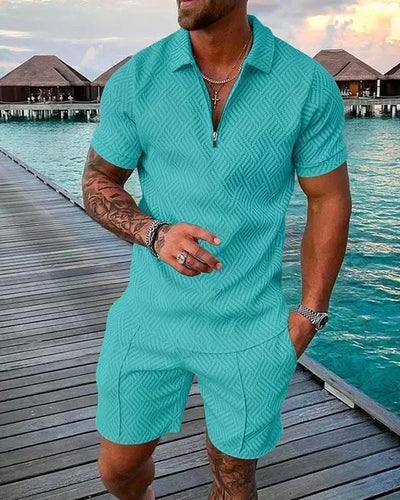 Patryk – Letni komplet z klasą na plażę i promenadę