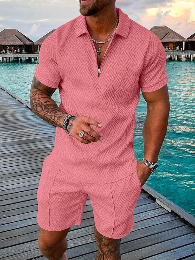 Patryk – Letni komplet z klasą na plażę i promenadę
