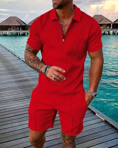 Patryk – Letni komplet z klasą na plażę i promenadę