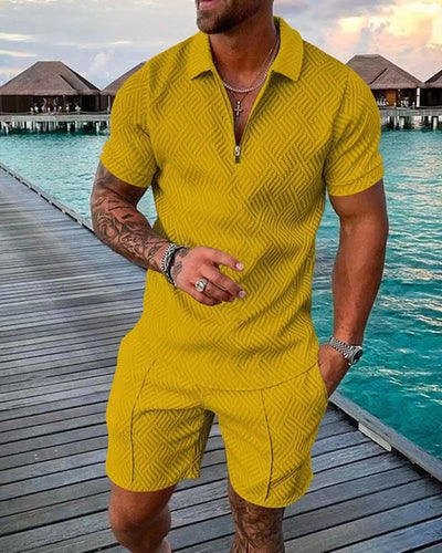 Patryk – Letni komplet z klasą na plażę i promenadę