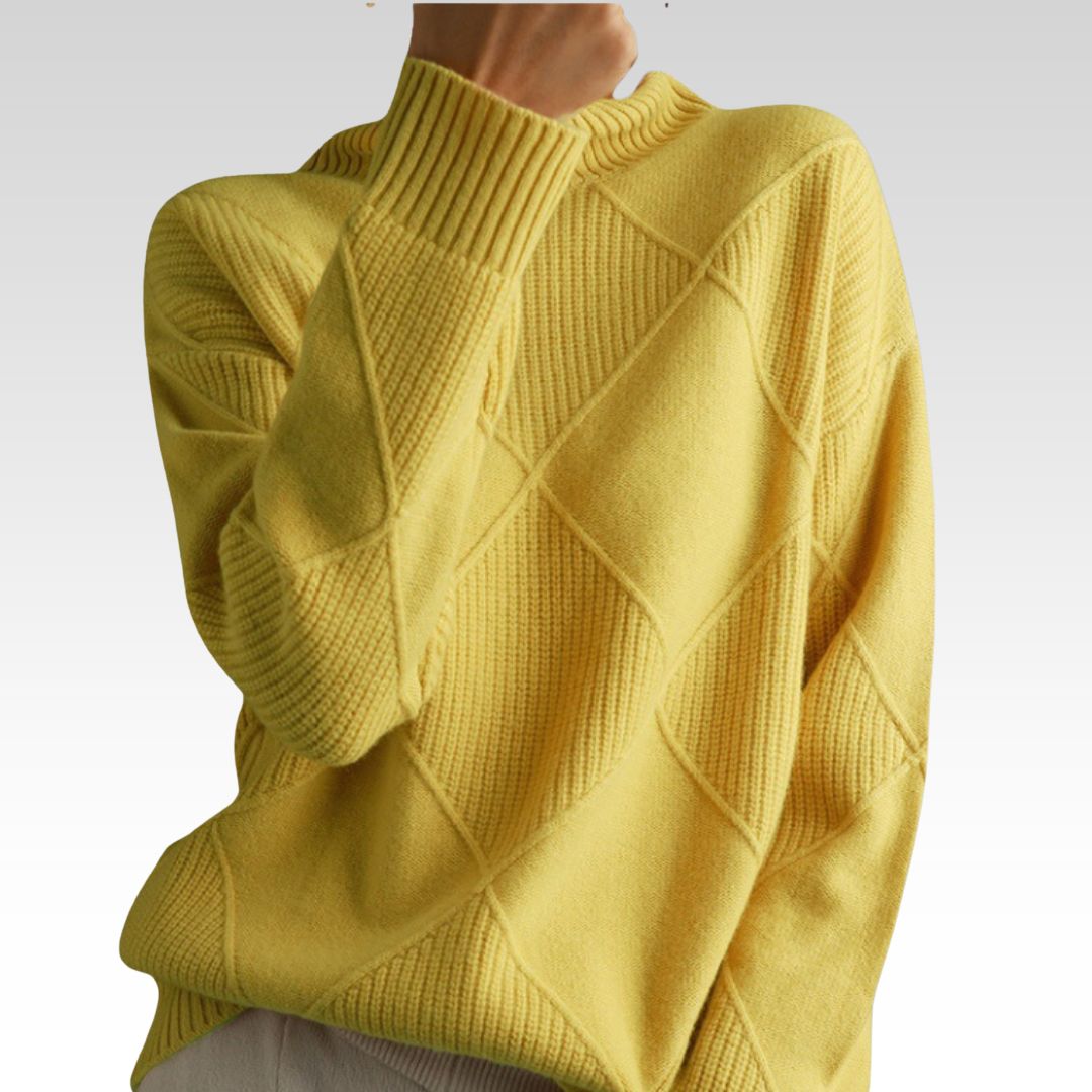 Naya Sweater – Sweter z geometrycznym wzorem