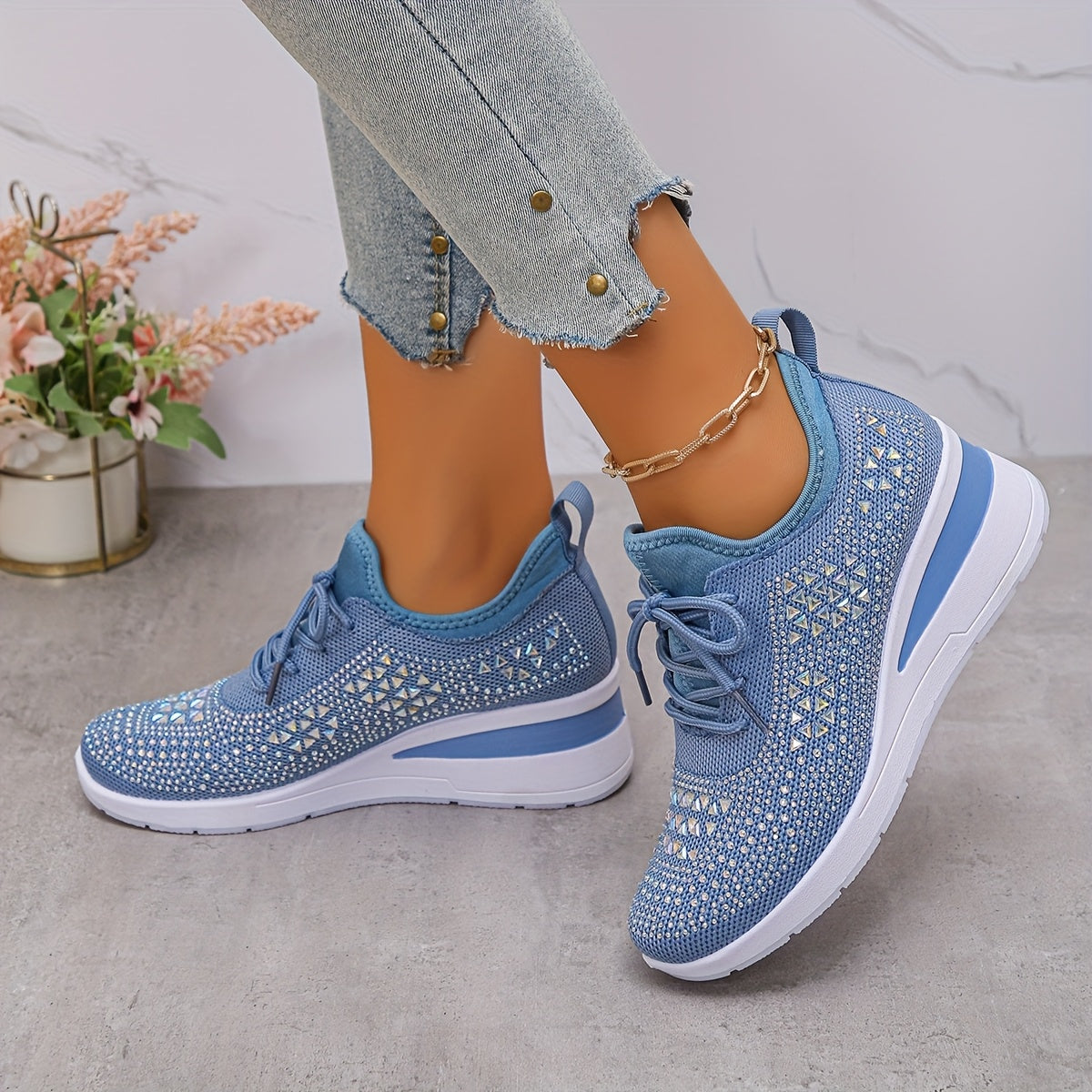 Buty Sportowe Glamy – Komfort w blasku stylu