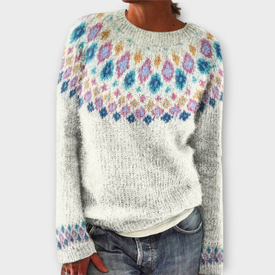 Freja Sweater – Kolorowa radość w nordyckim wydaniu