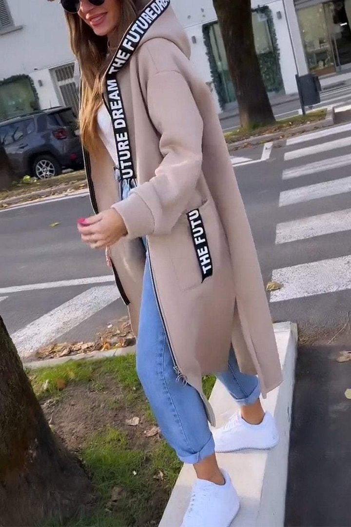 Lara – Długa bluza z kapturem na każdą okazję