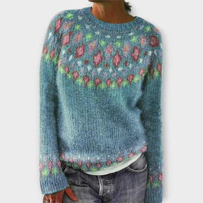 Freja Sweater – Kolorowa radość w nordyckim wydaniu
