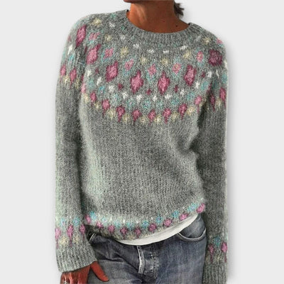 Freja Sweater – Kolorowa radość w nordyckim wydaniu